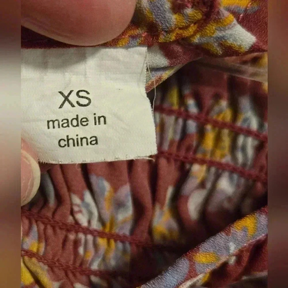 Girls XS floral blouse by Evsive - Picture 6 of 6